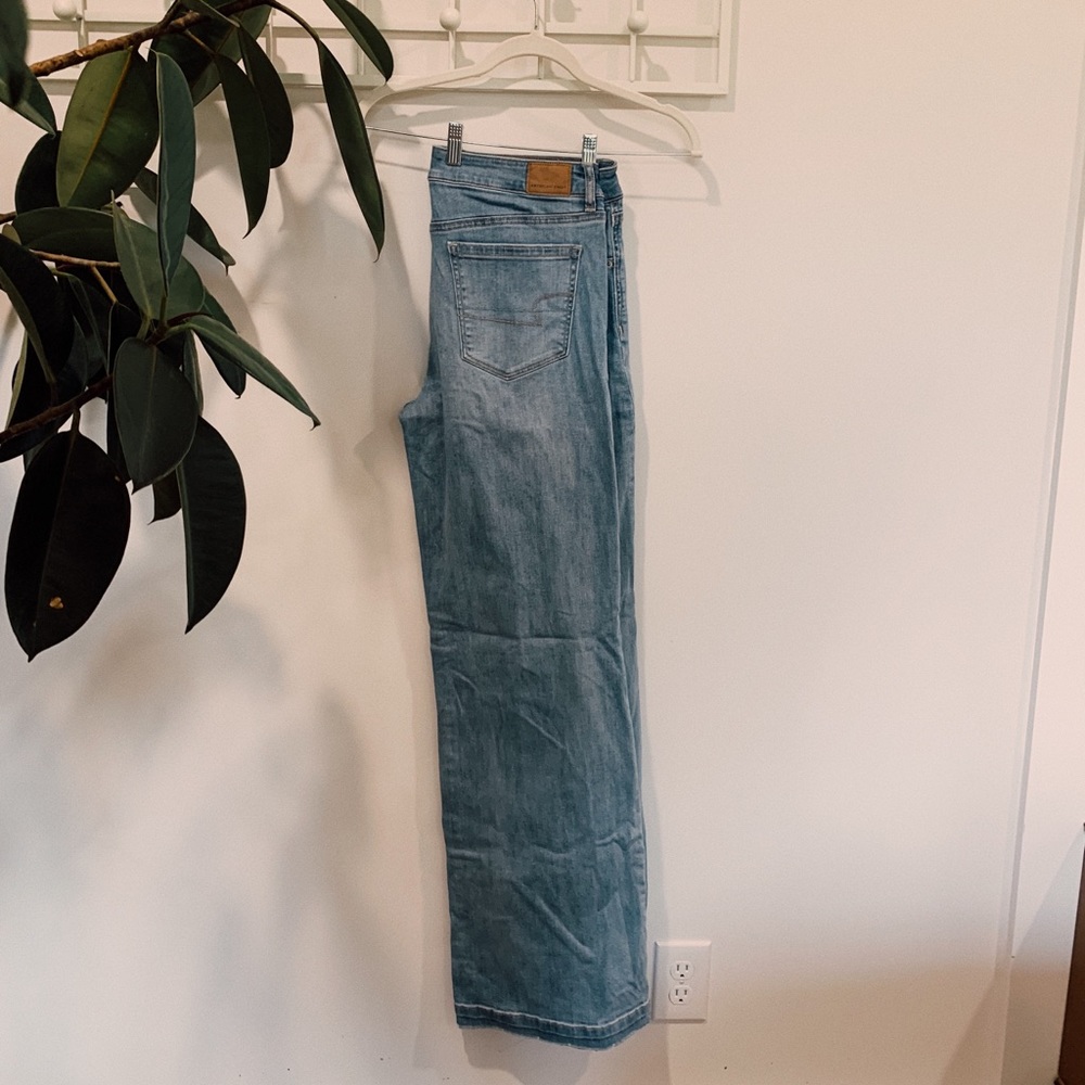 American Eagle wide leg jeans